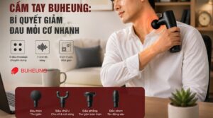 Súng massage cầm tay Buheung: Bí quyết giảm đau mỏi cơ nhanh 12