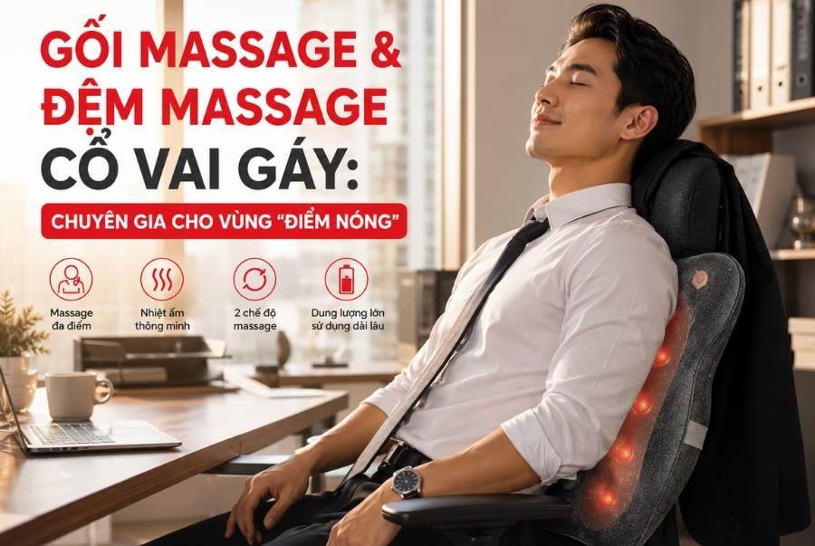 Massage tool cho dân văn phòng: Giải pháp thư giãn tại chỗ 3