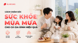 chăm sóc sức khỏe cho cả gia đình vào mùa mưa
