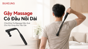 Gậy Massage Có Đầu Nối Dài: Chìa Khóa Tự Massage Hiệu Quả Cho Mọi Vùng Khó Tiếp Cận 1