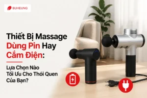 Thiết Bị Massage Dùng Pin Hay Cắm Điện: Lựa Chọn Nào Tối Ưu Cho Thói Quen Của Bạn?