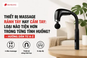 Thiết Bị Massage Rảnh Tay Hay Cầm Tay: Loại Nào Tiện Hơn Trong Từng Tình Huống? – Hướng Dẫn Từ A-Z